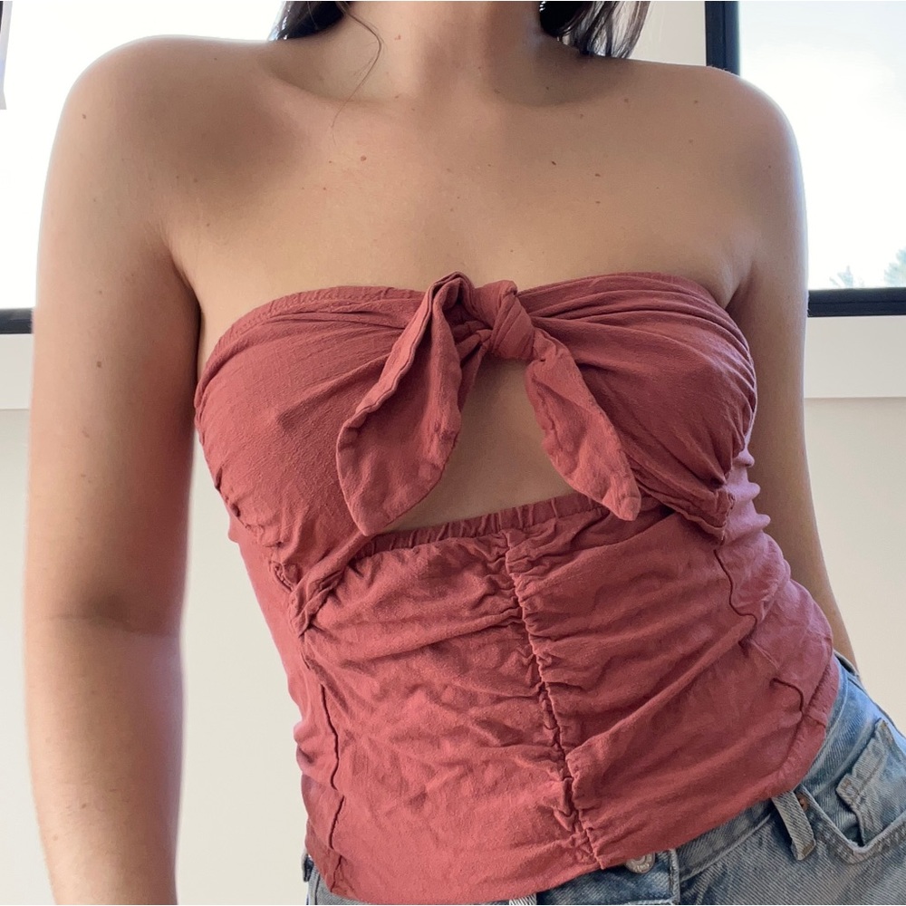 Free People Tube Top with Cutout